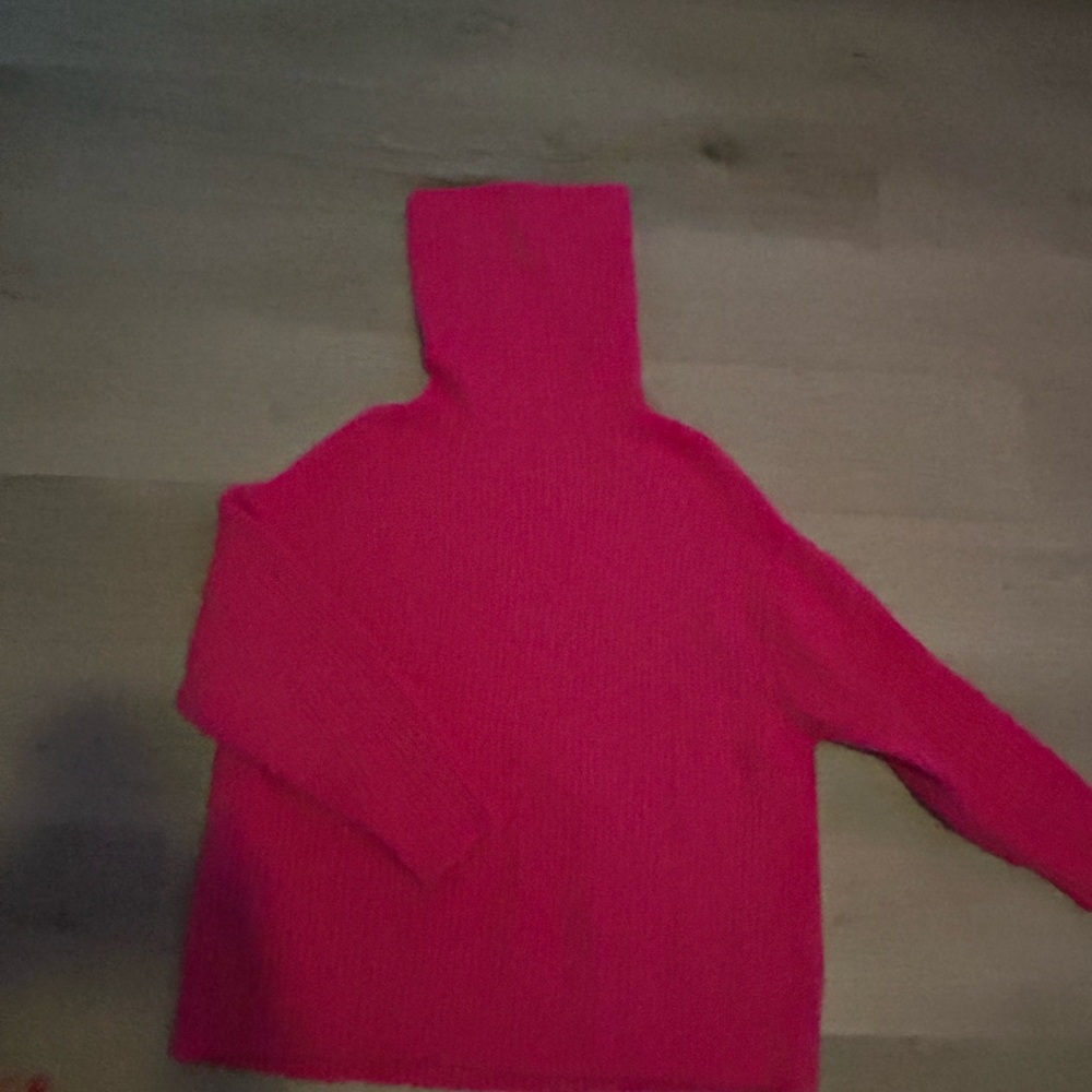 Zara Pink Cowl Neck Sweater